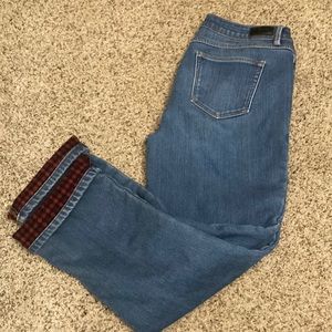 Womens Fleece lined jeans